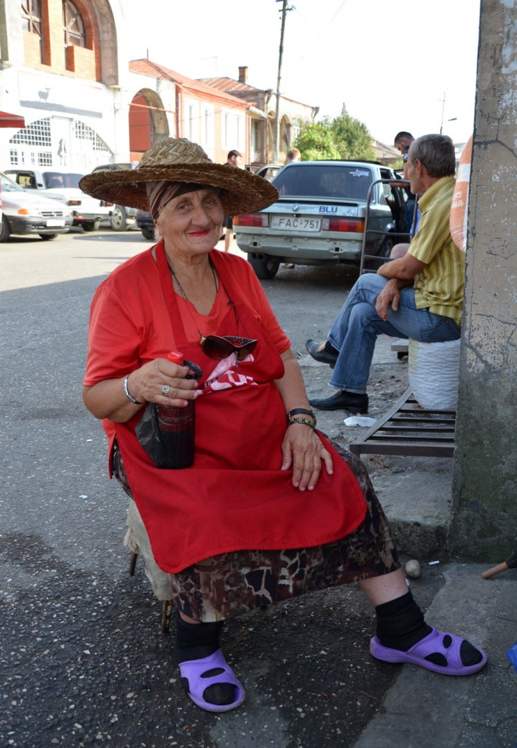 Грузинка на улице