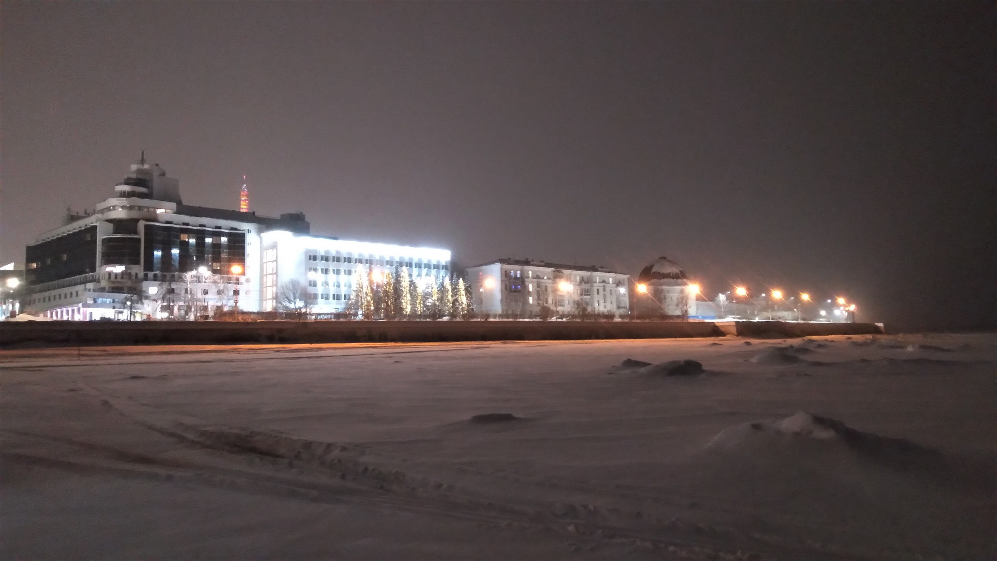 Ночной Архангельск