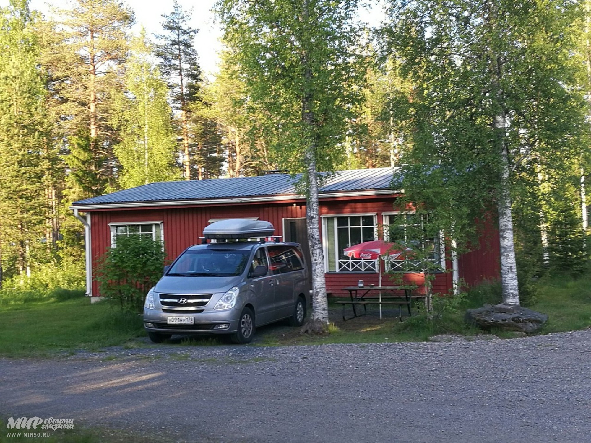Кемпинг в Ристиярви, Финляндия